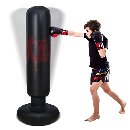 Durable Punch Bag Kickboxing Fitness Training Sandbag for Kids/Adults/Teens 