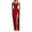 A1-Red43, variant on XIAOCHA Womens Summer Sexy Evening Party Gowns Solid Side Ruched High Split Party Strapless Maxi Dress