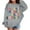Grey, variant on Merry Christmas Sweatshirts for Girl 2025 Long Sleeve Crewneck Cute Holiday Graphic Sweatshirt Kids Pullover Tops
