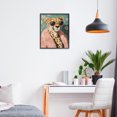 thumbnail image 3 of Stupell Industries Art Deco Glam Cheetah in Pink Fur Black Framed Giclee Art, 11 x 14, by The Prints Vibe, 3 of 8