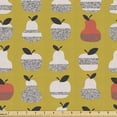 thumbnail image 1 of Fruit Fabric by the Yard, Repetitive Pears Apples Leaves Pop Illustration, Decorative Upholstery Fabric for Sofas and Home Accents, Khaki Multicolor by Ambesonne, 1 of 5