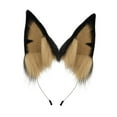 thumbnail image 4 of Diadema con orejas de perro Yinane Doberman accesorio de pelo de peluche para festivales Halloween hombres y mujeres, 4 of 8