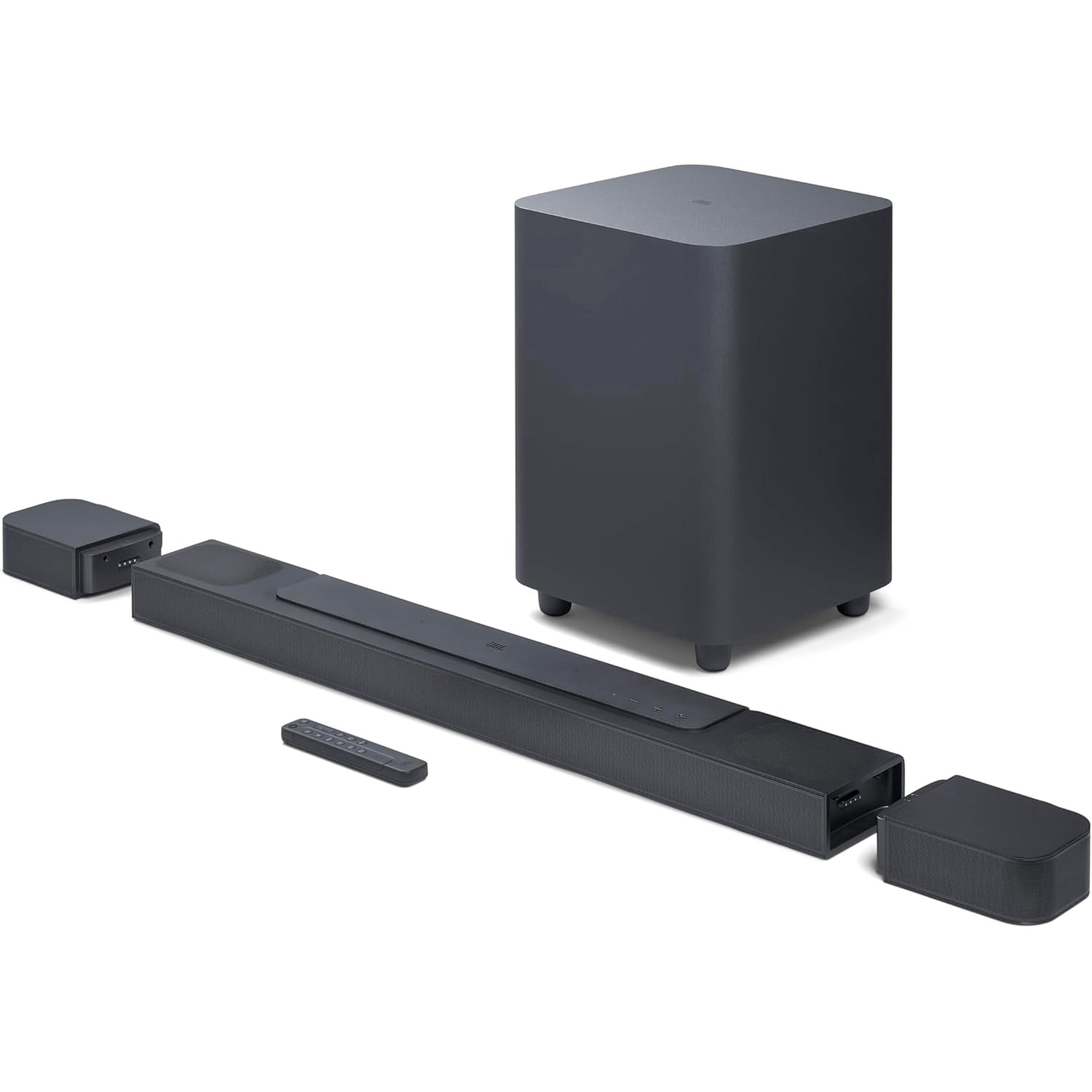 JBL Bar 8 5.1.2-Channel soundbar with Detachable Surround Speakers and Dolby Atmos®, 10” Wireless subwoofer, Built-in Wi-Fi with AirPlay, Alexa Multi-Room Music and Chromecast (Black)