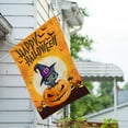 thumbnail image 3 of America Forever Black Kitty Halloween House Flag Double Sided Vertical 28 x 40 inches, Happy Halloween House Flag, Jack O'lantern House Flag, for Outdoors, Yard, Porch Fall Season, 3 of 5