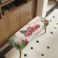 thumbnail image 3 of Psesaysky Christmas Bench Slipcover with Elastic Band, Polyester Spandex Anti Dust Bench Cover for Dining Hotel and Garden Use, 3 of 9
