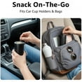 thumbnail image 7 of Portable Sunflower Seed Spit Cup, 2-in-1 Nut Snack Container with Shell Disposal & Lanyard, Travel-Friendly Holder for Car & Sports, 7.8 Inch(White), 7 of 7