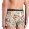 thumbnail image 4 of Kdxio Men's Boxer Briefs with Retro Floral Butterfly Print - Comfortable and Breathable Underwear for Everyday Wear, 4 of 7