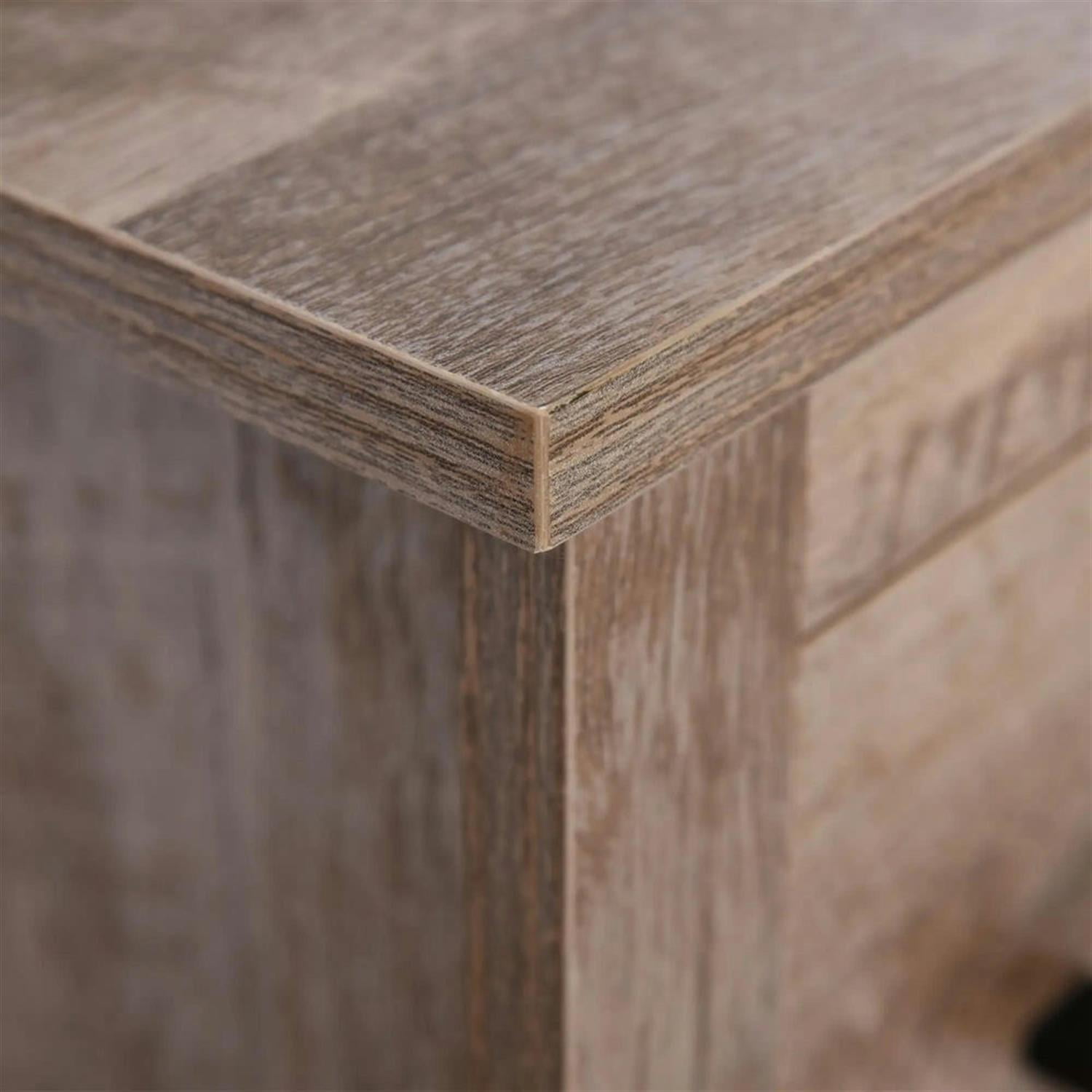 Demi Bonn 35" Bathroom Floor Cabinet, Freestanding Bathroom Storage Cabinet with Adjustable Shelf and Drawer, for Living room, Entryway, Kitchen, Brown