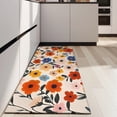 thumbnail image 4 of Pioneer Flower Floral Print Pattern Kitchen Rug Mat,Kitchen Runner Rugs Non Skid Washable,Decorative Kitchen Floor Mats for Kitchen,Sink,Laundry,17"X47", 4 of 5