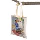 thumbnail image 3 of Bolso de mano de lona informal para mujer, de moda, Reino Unido, con dibujos de osos, para niños, reutilizable, bonito animal, de ambos lados, 3 of 5
