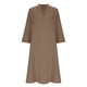thumbnail image 4 of Vestido Largo de Manga Larga para Mujeres Cuello en V Suelto Bolsillo Cuarto de Manga Poliéster Vestido de Fiesta Casual, 4 of 8