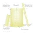 thumbnail image 3 of Olababy Silicone Training Cup with Straw Lid | Babies Water Drinking Cup | 6+ Mo Infant To 12-18 Months Toddler | Sippy Cup For Kids & Smoothie Cup | Baby Led Weaning (Lemon, 5 oz), 3 of 8