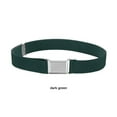 thumbnail image 4 of 1 Set Simple Conception Enfants Élastique Ceinture Garçons Réglable Boucle Extensible Ceinture Réutilisable Jeans Vêtements Accessoires Noirâtre Vert, 4 of 8