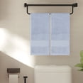 thumbnail image 2 of REGALWOVEN Rhombus Pattern Hand Towel Set of 2, Cotton, Highly Absorbent Towels for Bathroom Grey 13' x 30', 2 of 8