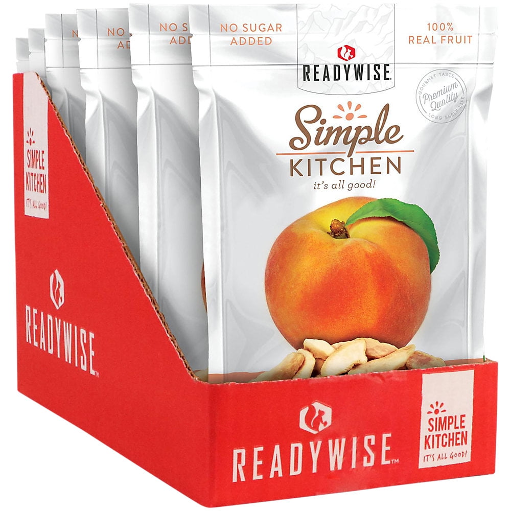 FreezeDried Peaches 100 Real Fruit No Sugar Added (6 Single