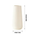thumbnail image 3 of White Ceramic Vase, Hydroponic Flower Pot for Dried/Fresh Flowers, Home Living Room Decoration, 3 of 4