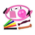 thumbnail image 2 of S SERENABLE 11Pcs and Pilates Ball Set Workout Equipment for Pilates Pink, 2 of 9