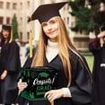 thumbnail image 4 of Honeeladyy Graduation Card Box Holder, 2025 Congrats Grad Foldable Cardboard Decorations Box for Graduation Party Favors Decor Party Supplies, 8.9x8.9x8.9in (Green), 4 of 6