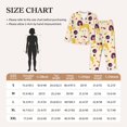 thumbnail image 4 of Pajama Sets for Women 2 Pcs, Cute Poodle Dog Funny Bones Button Down Long Sleeve Sleepwear Lounge PJ Sets, 4 of 6