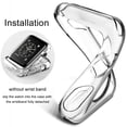 thumbnail image 5 of for Apple Watch Case Clear 40mm SE Series 6 5 4 Plated Soft TPU Anti-Scratch Shockproof Protective Screen Iwatch Shell Transparent Cover Protector Bumper - Clear 40mm, 5 of 8