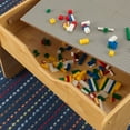 thumbnail image 6 of KidKraft Reversible Wooden Activity Table with 195 Building Bricks – Gray & Natural, For Ages 3+, 6 of 10