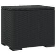 thumbnail image 4 of vidaXL Ottoman with Cushion Outdoor Patio Wicker Footstool Ottoman Poly Rattan, 4 of 25
