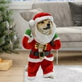 thumbnail image 3 of FYTPOV Red Santa Claus Dog Clothes Cat Clothes, Christmas Dog Hoodie Cat Costume, Pet Cosplay Costume for Dogs Puppy Cats, Pet Costume for Party, M, 3 of 5