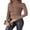 Mocha, variant on Womens Turtleneck Tops Long Sleeve Shirts Fall Fashion Base Layer Ribbed Thermal Undershirts