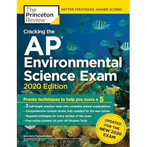Pre-Owned Cracking the AP Environmental Science Exam, 2020 Edition: Practice Tests & Prep for the New 2020 Exam (Paperback) 0525568247 9780525568247
