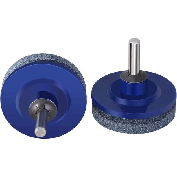 Herramienta para afilar taladros, afilador de cuchillas para cortadora de césped que ofrece una experiencia de afilado profesional, gran durabilidad con material de corindón, afilado rápido y fácil