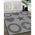 thumbnail image 3 of Ahgly Company Machine Washable Indoor Rectangle Transitional Ash Gray Area Rugs, 2' x 5', 3 of 7