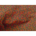 thumbnail image 4 of oneOone Cotton Poplin Fabric Leaves & Swirl Block Print Sewing Fabric BTY 56 Inch Wide, 4 of 4