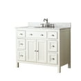 thumbnail image 2 of Avanity Hamilton-V42 Hamilton 42" Single Free Standing Wood Vanity Cabinet Only – - White, 2 of 2