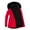 Red, variant on LYXSSBYX Womens Long Sleeve Dress Women's Warm Coat Jacket Outwear Fur' Lined Trench Winter Hooded Thick Overcoat