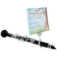 thumbnail image 6 of Portable Music Stand Clarinet Lyre Music Clip Stainless Steel Clarinet Music Holder for Bands and Beginner Practice, 6 of 12