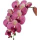 thumbnail image 3 of Flores Artificiales de phalaenopsis, 6 Piezas de Flores de orquídea Artificiales para decoración del hogar (Morada), 3 of 4