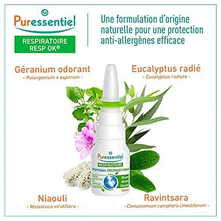 PURESSENTIEL Respiratoire spray nasal décongestionnant 15ml