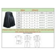 thumbnail image 3 of Pantalons de Mode Écossais pour Hommes, Pantalons de Jogging à Carreaux avec Poche Contrastée, Jupe Plissée, 3 of 3