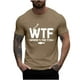 thumbnail image 1 of Mangas de Mano para Hombres, Cuello Redondo de Verano Ocio Impreso Superior, Moda Casual Manga Larga Poliéster, 1 of 1