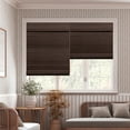 thumbnail image 6 of LUCKUP Cordless Bamboo Roman Blinds Shades for Indoor Windows-Blackout Room Darkening Roman Blinds with 6" Valance Cover Enhanced Privacy, 28" W x 64" H, 6 of 7
