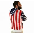 thumbnail image 3 of American Flag Men's Long Sleeve Zip-Up Hoodie Jacket - 155119, 3 of 3