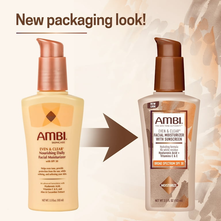 AMBI Even & Clear Nourishing Daily Facial Moisturizer (3.5oz)