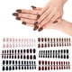thumbnail image 1 of 12 juegos de uñas postizas de longitud media, uñas postizas cortas para mujeres y niñas, 1 of 5