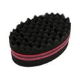 thumbnail image 2 of Hair Sponge Brush for Twists and Dreads, Curl Brush Twist Sponge for Afro Curls, Black, 1 Pack, 2 of 12