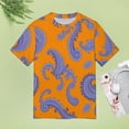 thumbnail image 5 of Paisley T-Shirts Casual T-Shirt Short Sleeve Women Trendy Tshirt Beach Custom Tops, 5 of 5