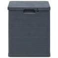 thumbnail image 2 of vidaXL Garden Storage Box 90 L Anthracite, 2 of 5