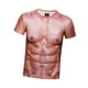 thumbnail image 2 of Camisetas de verano de manga corta, informales, divertidas, con estampado de músculos en 3D. M, 2 of 9
