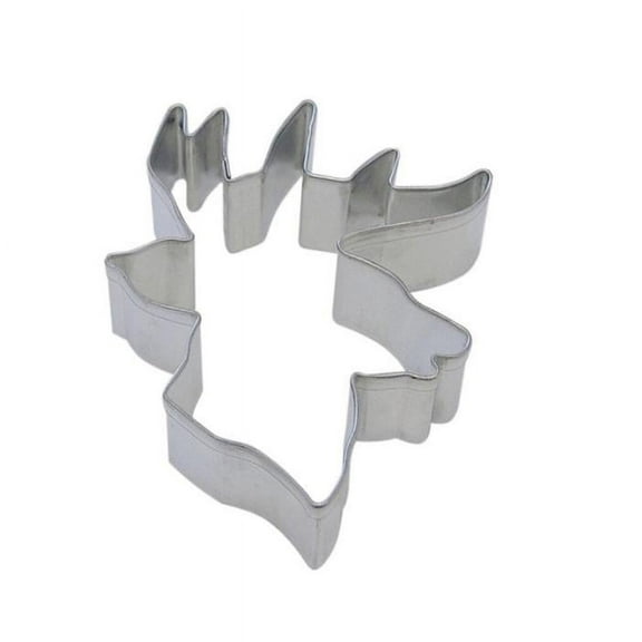 4” Deer Head Metal Cookie Cutter