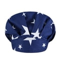 thumbnail image 2 of AURORADY Unisex Bouffant Scrub Caps Adjustable Cotton Print Surgical Nurse Hat for Women Men, 2 of 4