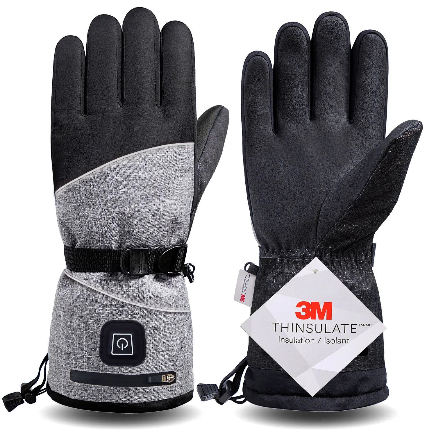 Gants D'hiver Thermiques Imperméables Et Coupe-vent - Avec écran Tactile, Doublure Thinsulate 3M - Pour Vélo, Course, Sports Extérieurs (hommes Et Femmes)